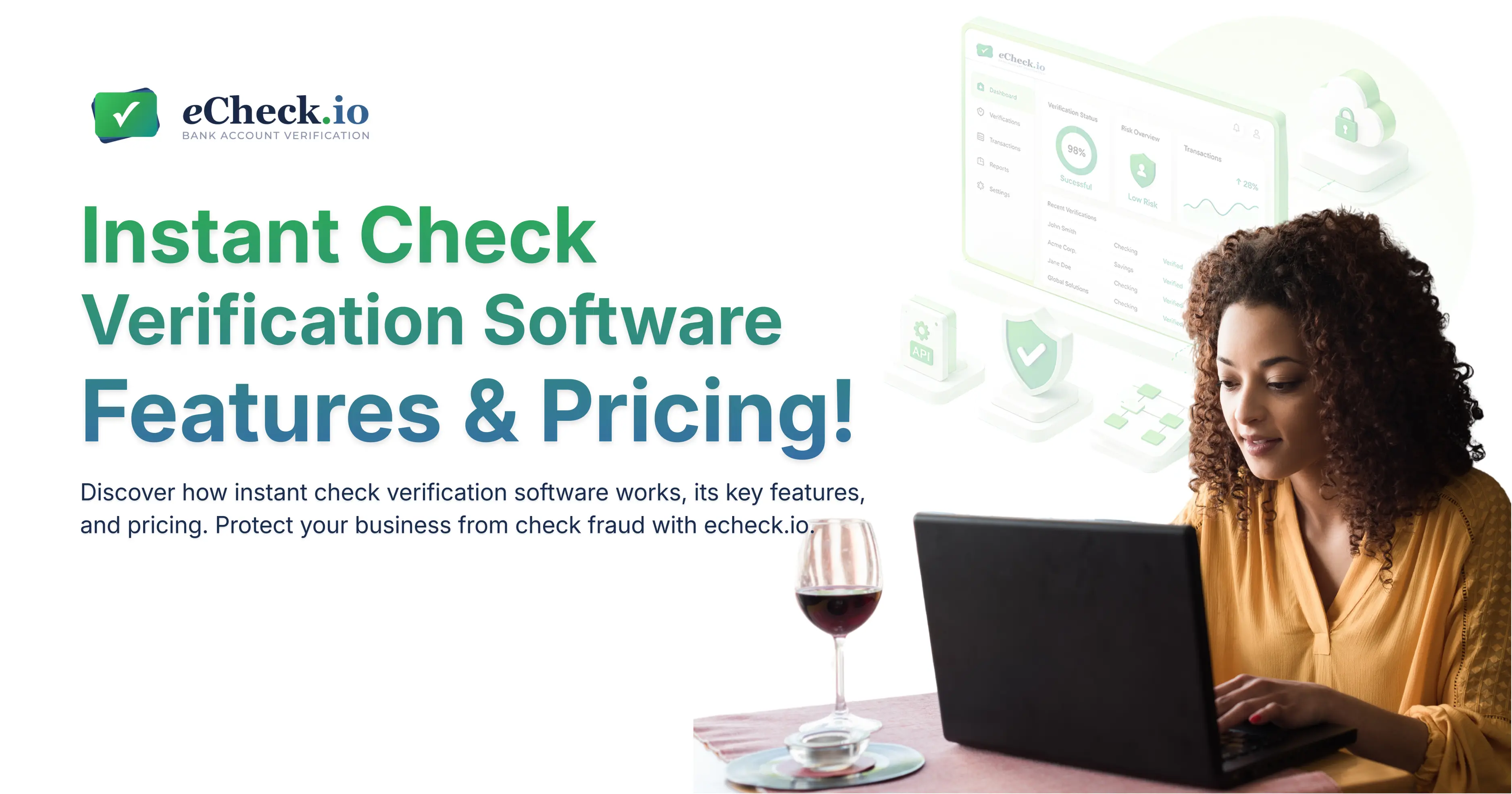 Instant Check Verification Software —Features & Pricing!